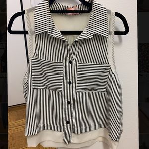 Striped buttondown
